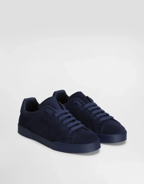 CALFSKIN STROBEL PORTOFINO LIGHT SNEAKERS