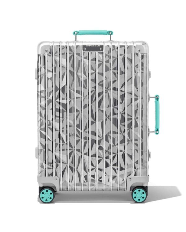Nuovo-progetto-2 Valise cabine Rimowa x Tiffany & Co. Rock Cut argenté