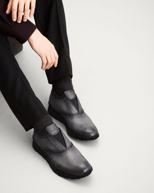 S6255-001_fast-track-slip-on_graphite-moss_berluti_03 BERLUTI, Slip-On Fast Track