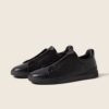 BASKETS TRIPLE STITCH™ EN CUIR NOIR