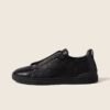 BASKETS TRIPLE STITCH™ EN CUIR NOIR