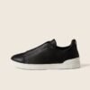 BASKETS TRIPLE STITCH™ EN CUIR NOIR