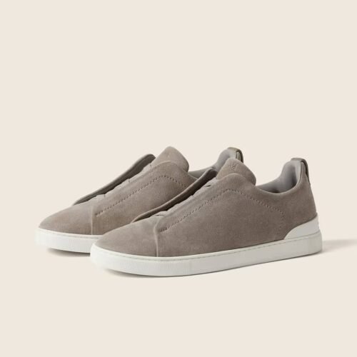 photo_26_2026-05-15_16-58-01 BASKETS TRIPLE STITCH™ EN VEAU VELOURS GRIS CHINÉ