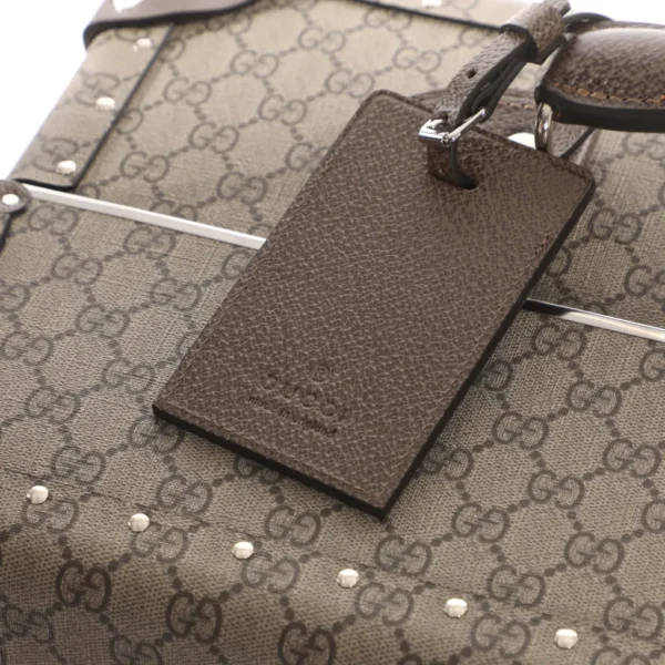 sac-gucci-globe-trotter-en-toile-marron-41783768-10_1 Valise Gucci Globe Trotter GG Toile Marron Beige