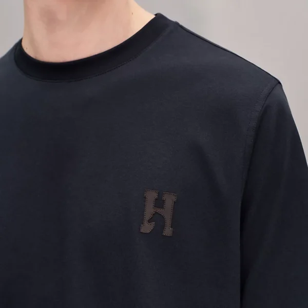 T-shirt mini patch cuir « H'Cheval »