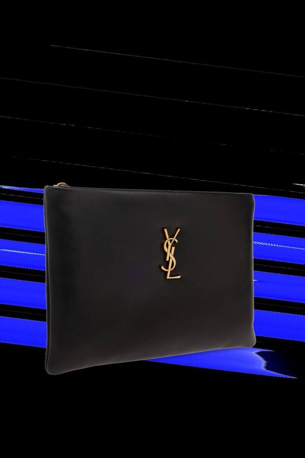 POUCHETTE SAINT LAURENT EN CUIR