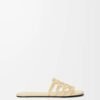 Petal Anagram slide in calfskin