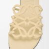 Petal Anagram slide in calfskin